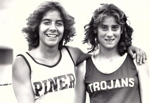 Piner’s Laurie Hollingworth and Petaluma’s Lori Shanoff were fierce competitors but good friends off the track.