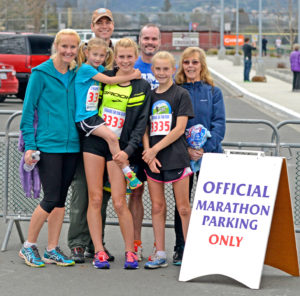 Bowen family plus Sean Fitzpatrick and Nika’s mom after the 2014 Napa Valley Marathon and 5k. By Thomas Benjamin