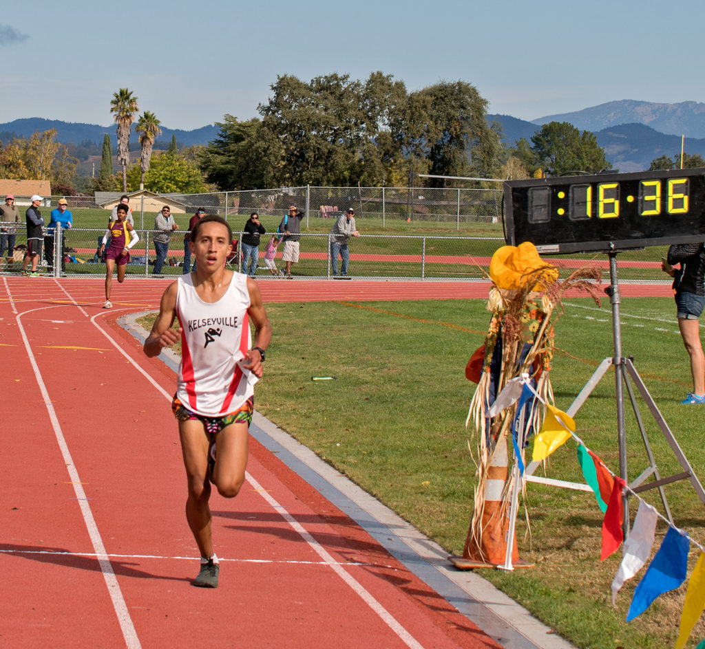 2nd was Soph. Andre Williams of Kelseyville in16:36