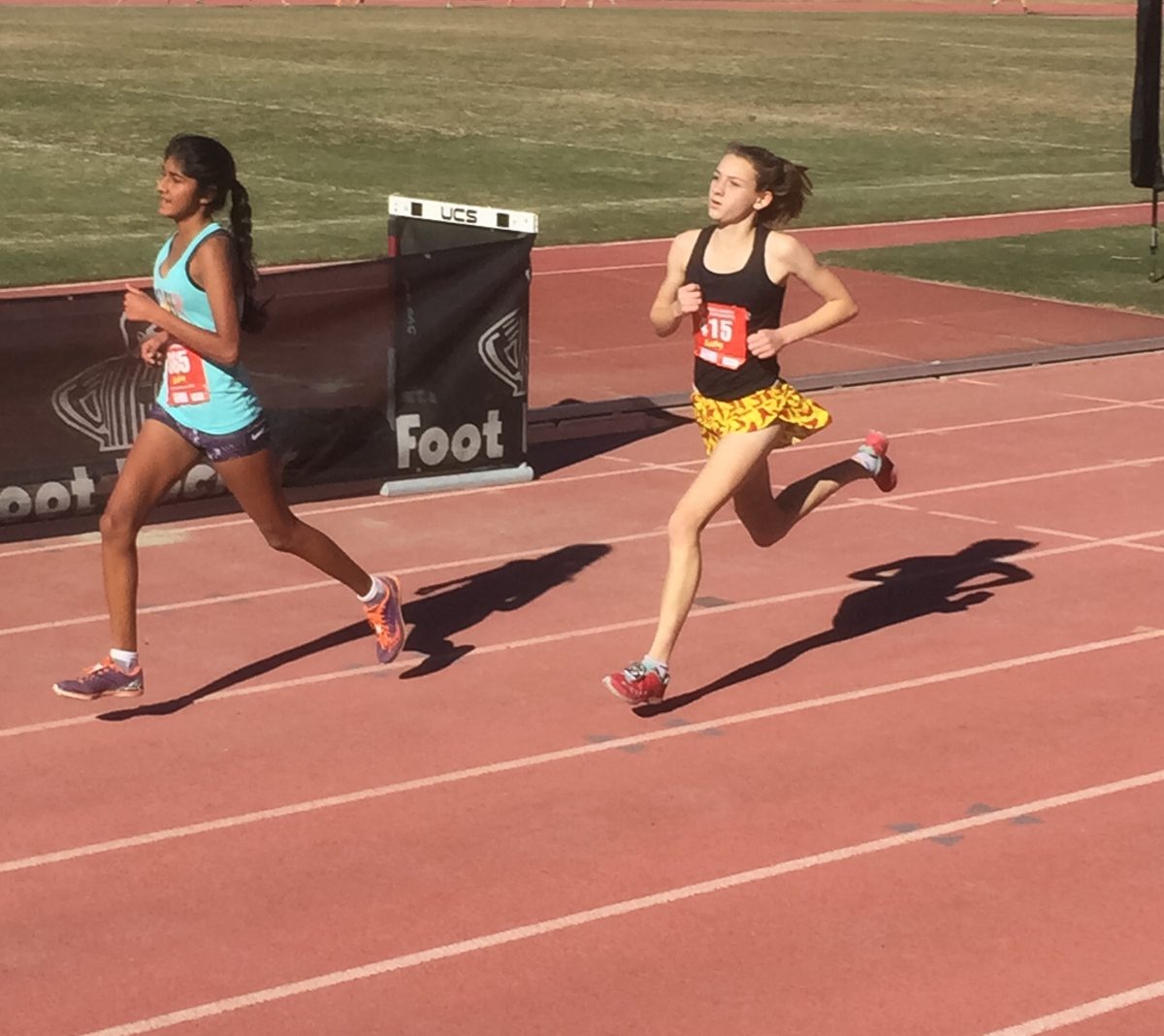 Gabrielle Peterson at Foot Locker West Regional Redwood Empire Running