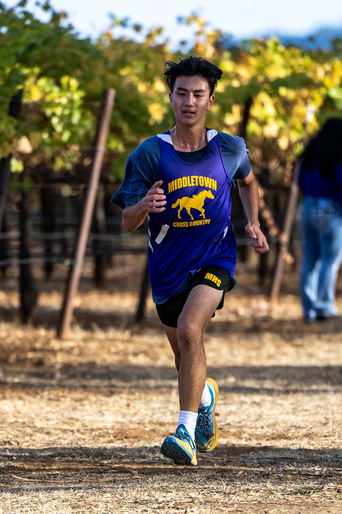 Middletown cross country runner outdoors