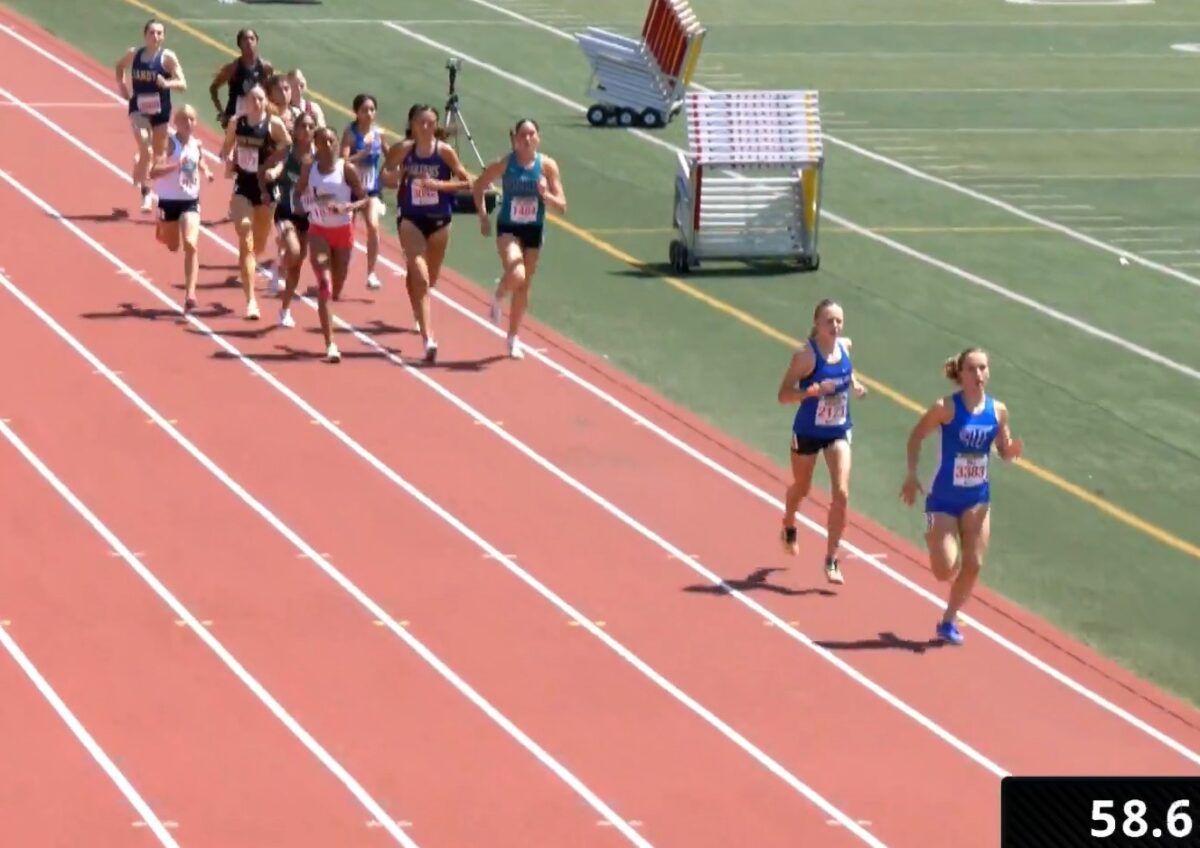 Chasing pack trails two leaders on track