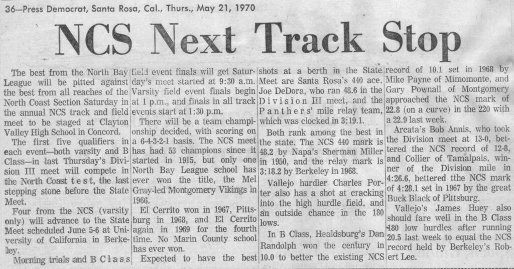 Old newspaper clipping about NASCAR and race tracks from 1970.